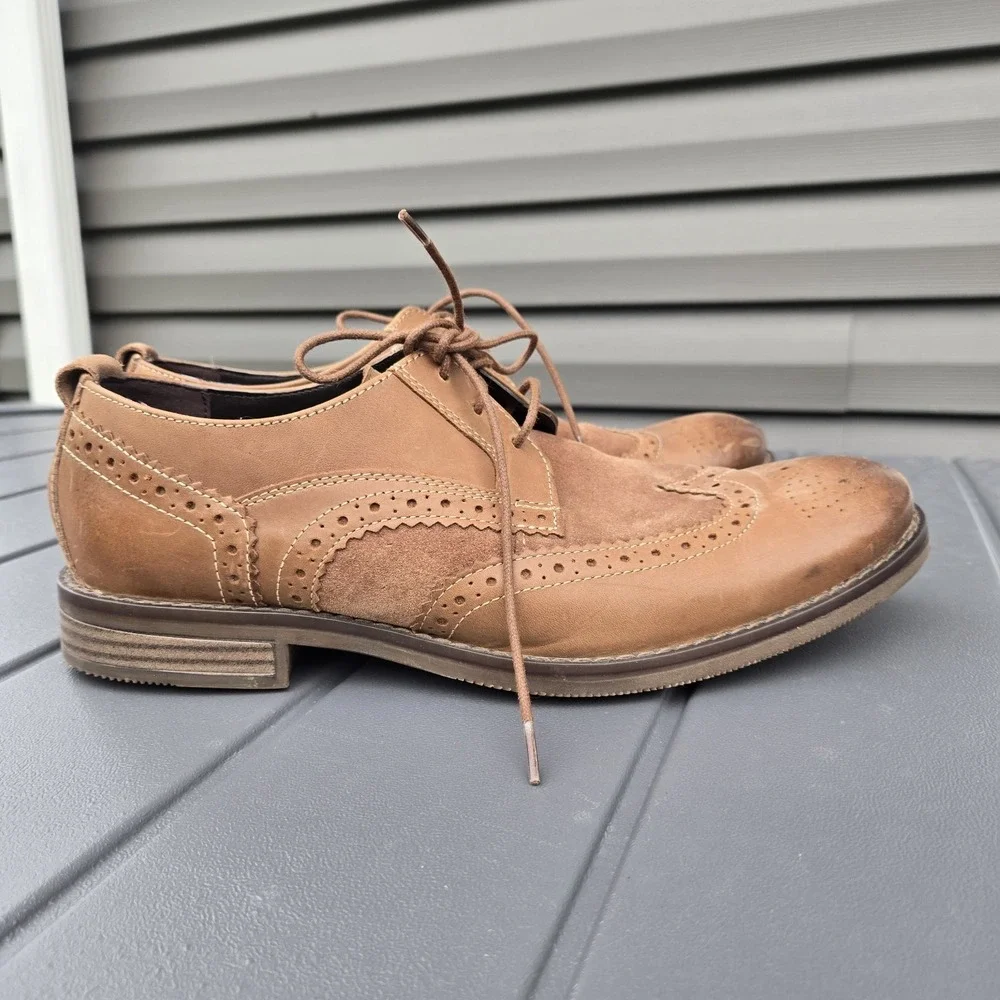 Rockport Men's Sz 8.5 Leather Wynstin Oxford Dress Shoes